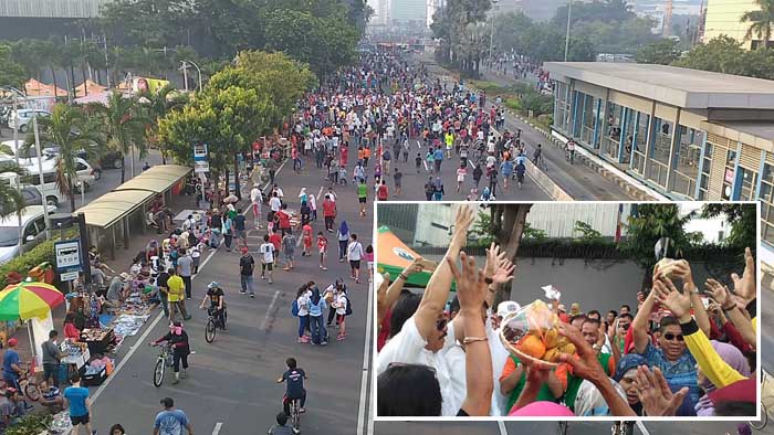 Car Free Day Jakarta Kian Meriah dengan Buah Lokal dari Kementan